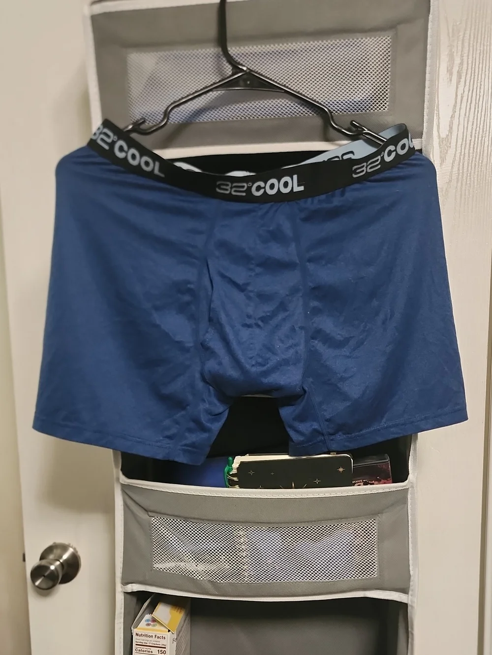 32°COOL Men’s Blue Performance Boxer Briefs